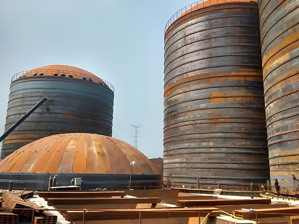 潜江经济开发区焦粉钢板仓